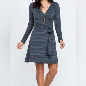 Toad & Co wrap long sleeve dress